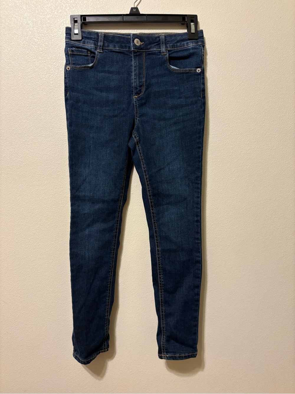 Girls Dark Blue Skinny Jeans